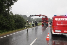 Slowenischer Pensionist verunfallte bei Starkregen mit seinem PKW_1